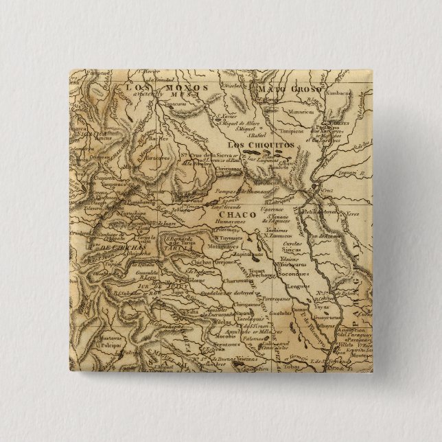 Bóton Quadrado 5.08cm La Plata (Frente)