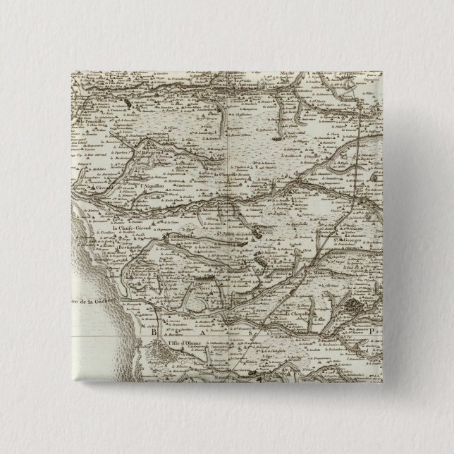 Bóton Quadrado 5.08cm La RochesurYon, Les Sablesd'Olonne (Frente)