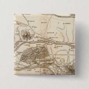 Bóton Quadrado 5.08cm La Seine