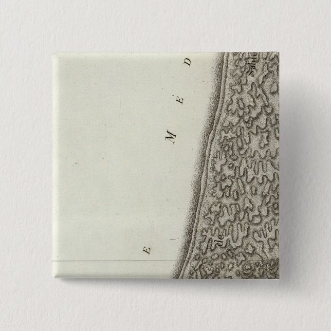 Bóton Quadrado 5.08cm La Teste de Buch (Frente)