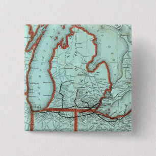 Bóton Quadrado 5.08cm Lake Shore e Southern Michigan