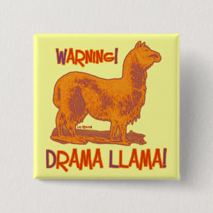 Bóton Quadrado 5.08cm Lama do drama