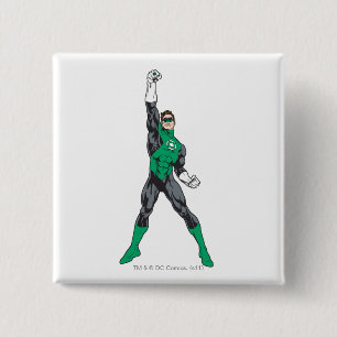 Bóton Quadrado 5.08cm Lanterna verde nova 2 2