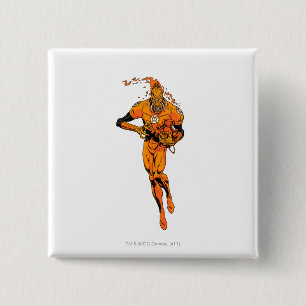 Bóton Quadrado 5.08cm Larfleeze - Agent Orange 4