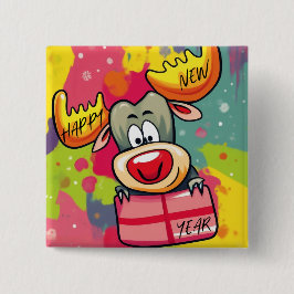 Bóton Quadrado 5.08cm Latte Mug