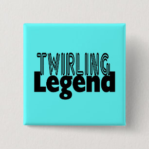 Bóton Quadrado 5.08cm Legenda de Twirling