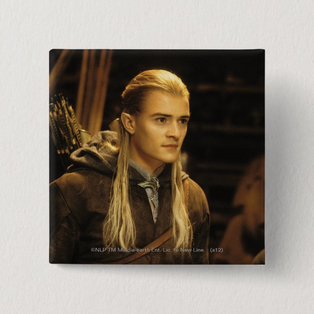 Bóton Quadrado 5.08cm LEGOLAS GREENLEAF™ Candid (Frente)