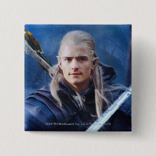 Bóton Quadrado 5.08cm LEGOLAS GREENLEAF™ em azul