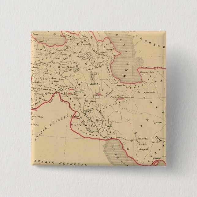 Bóton Quadrado 5.08cm L'Empire des Perses (Frente)