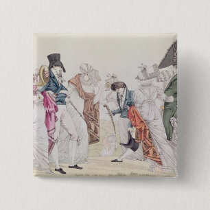 Bóton Quadrado 5.08cm Les Invisibles', c.1807