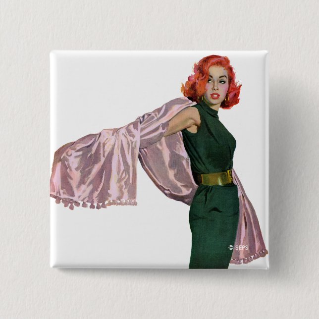 Bóton Quadrado 5.08cm Leve-me a Hollywood (Frente)