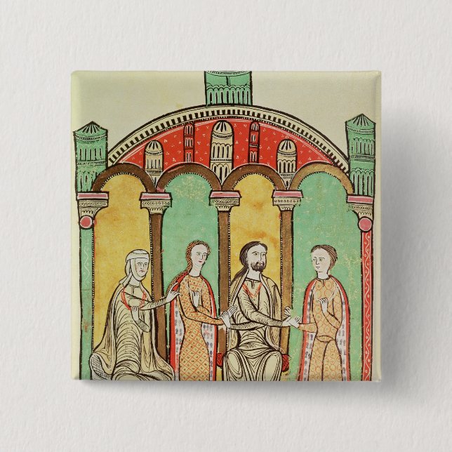 Bóton Quadrado 5.08cm Liber Feudorum (Frente)