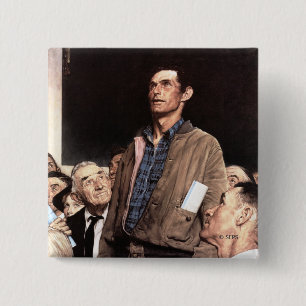 Bóton Quadrado 5.08cm Liberdade De Expressão