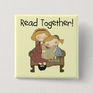 Bóton Quadrado 5.08cm Lido junto - mamã e camiseta e presentes da menin