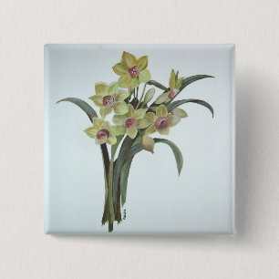Bóton Quadrado 5.08cm Lily