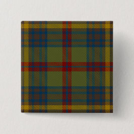 Bóton Quadrado 5.08cm Limerick County Irish Tartan