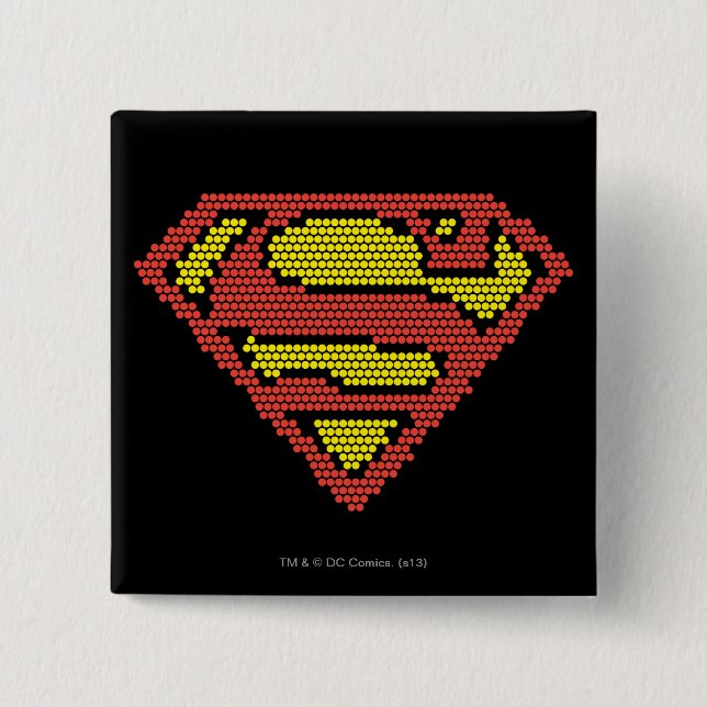 Bóton Quadrado 5.08cm Lite-Brite S-Shield (Frente)