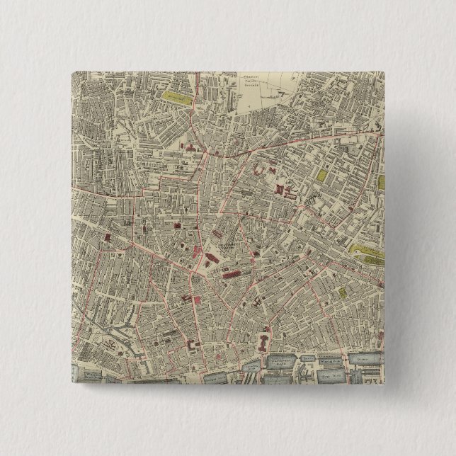 Bóton Quadrado 5.08cm Liverpool (Frente)