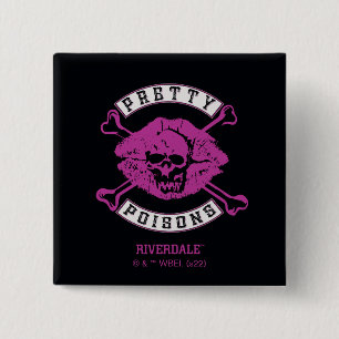 Bóton Quadrado 5.08cm Logotipo bonito