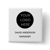 Logotipo comercial personalizado Branco moderno