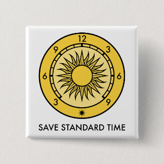 Bóton Quadrado 5.08cm Logotipo e marca de palavras SST Quadrado