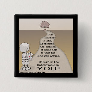 Bóton Quadrado 5.08cm Longa Viagem