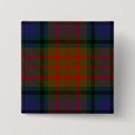 Bóton Quadrado 5.08cm Longford County Irish Tartan