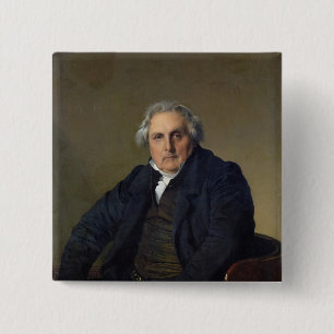 Bóton Quadrado 5.08cm Louis-Francois Bertino 1832