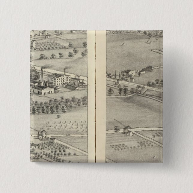 Bóton Quadrado 5.08cm Louis, Missouri 2 (Frente)