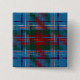 Bóton Quadrado 5.08cm Louth County Irish Tartan
