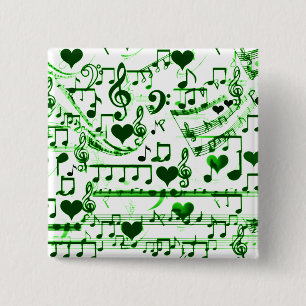 Bóton Quadrado 5.08cm Love Jams_