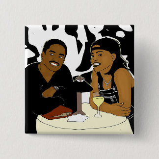 Bóton Quadrado 5.08cm Love Jones Button