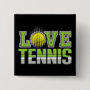 Bóton Quadrado 5.08cm Love Tennis  