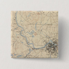 Bóton Quadrado 5.08cm Lowell, Massachusetts