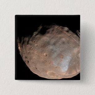 Bóton Quadrado 5.08cm Lua Phobos 2 de Marte
