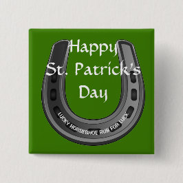 Bóton Quadrado 5.08cm Lucky Horsfere