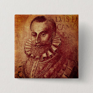 Bóton Quadrado 5.08cm Luís de Camões