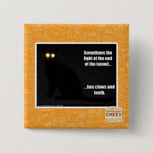 Bóton Quadrado 5.08cm Luz na extremidade do túnel