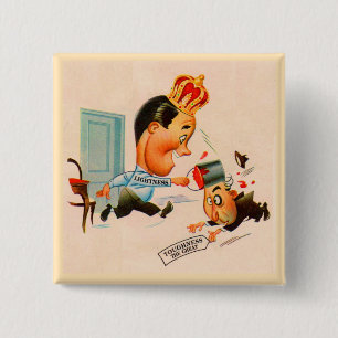 Bóton Quadrado 5.08cm Luz uva força