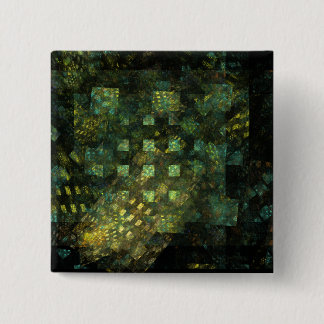 Bóton Quadrado 5.08cm Luzes no Botão de Arte Abstrato da Cidade (quadrad