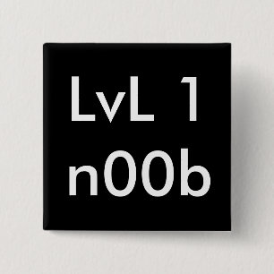 Bóton Quadrado 5.08cm LVL 1n00b