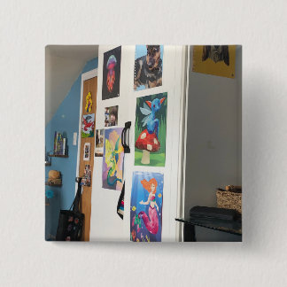 Bóton Quadrado 5.08cm ma chambre en photo carré