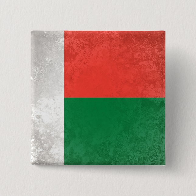 Bóton Quadrado 5.08cm Madagáscar (Frente)