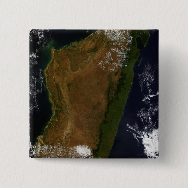 Bóton Quadrado 5.08cm Madagáscar (Frente)