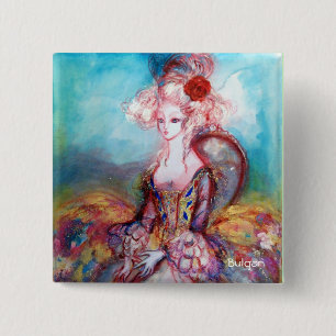 Bóton Quadrado 5.08cm MADAME POMPADOUR Elegant Beauhion