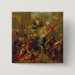 Bóton Quadrado 5.08cm Madonna do Magnificat