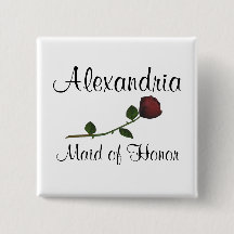 "Madrinha de casamento" - Rosa estempilado longo v