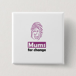 Bóton Quadrado 5.08cm Mães para o emblema do quadrado da mudança