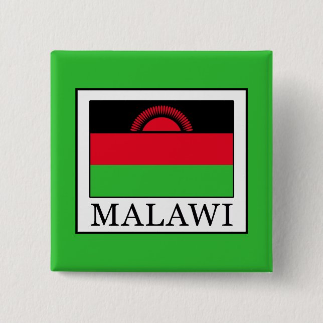 Bóton Quadrado 5.08cm Malauí (Frente)