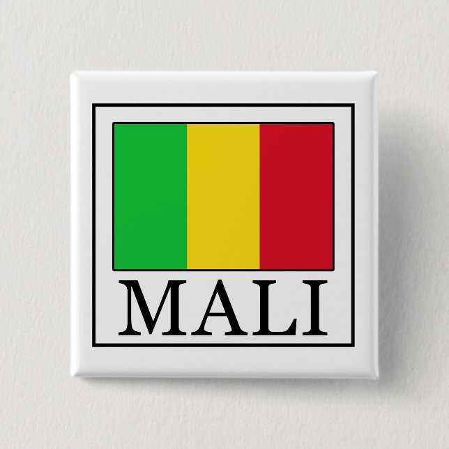 Bóton Quadrado 5.08cm Mali (Frente)